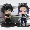 Adorable Demon Slayer Tanjiro Nezuko Pvc Figures 6-pack 8.5cm Anime Merchandise