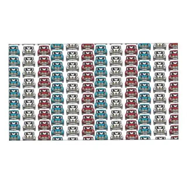 автомобилей: Cool Britannia - Mini Rally Cars Большое банное полотенце Пляжное полотенце — фото 7