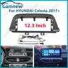 12.3 Inch Car Frame Fascia Adapter Android Radio Audio Dash Fitting Panel Kit For Hyundai Celesta 2017 