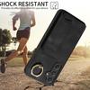 For Samsung Galaxy A55 (5G) Ring Bracket Card Holder Slots Cover Phone Case