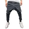 მამაკაცის საგაზაფხულო ზამთრის Joggers მყარი Patchwork Drawstring სპორტული შარვალი შარვალი შარვალი
