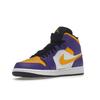 Air Jordan 1 Mid Lakers Men Sneakers Purple Dark-Concord Taxi DQ8426-517