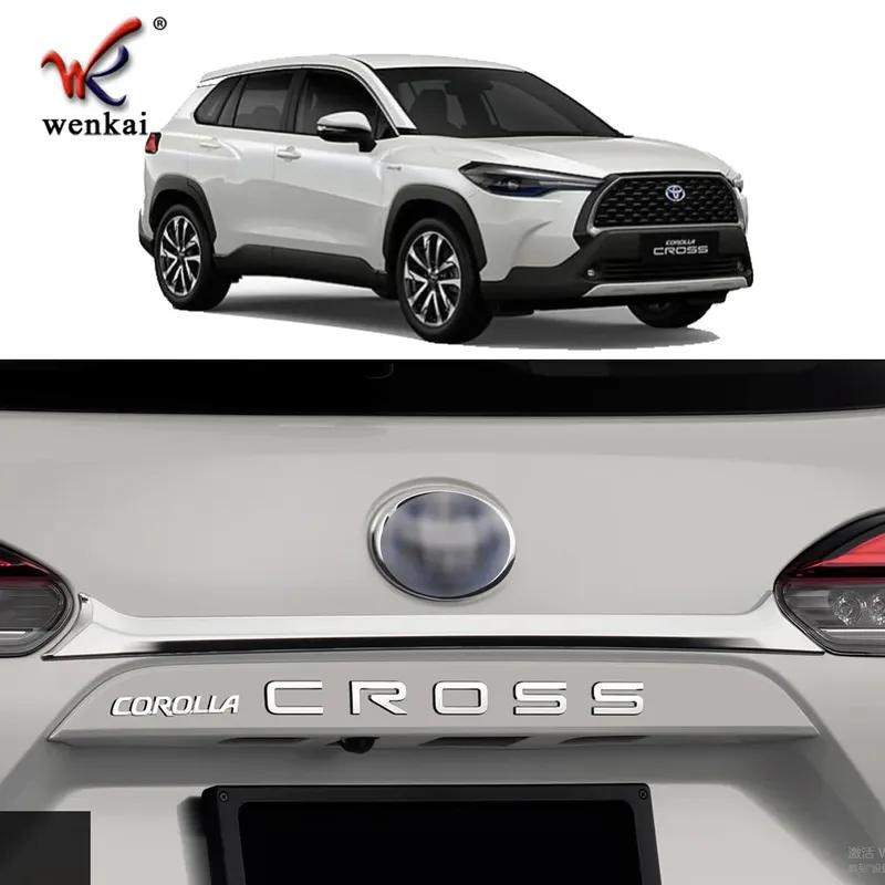 ABS Chrome Outside Rear Trunk Door Tail Gate Lid Garnish Strips Cover Trim For Toyota Corolla Cross - 2024 Car Accessories