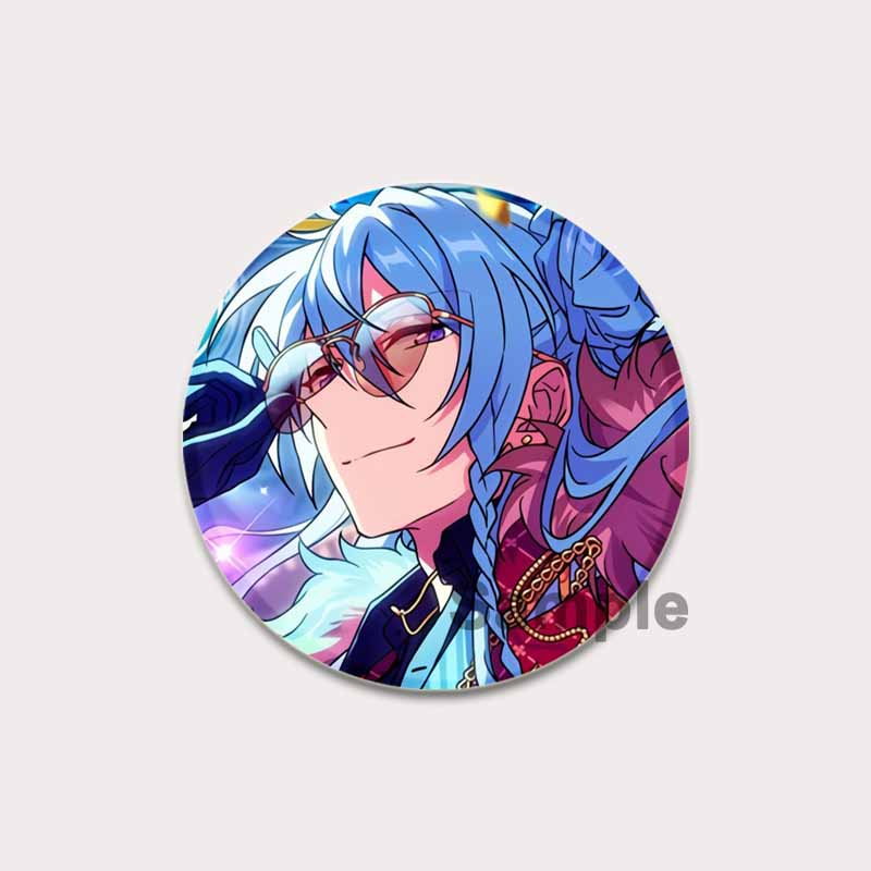 32/44/58mm Anime Ensemble Stars Pin Cartoon Figure Wataru Hibiki Brooch Creative Cute Art Badge for Backpack Decor Fans Collection Gifts