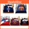 Team Logo Soccer Double 3 Piece Bedding Set Ball Sports Collection Textiles Home