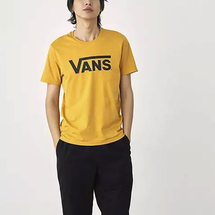 Vans Set-in Sleeve T-Shirt Unisex Yellow VN0A4MM650X