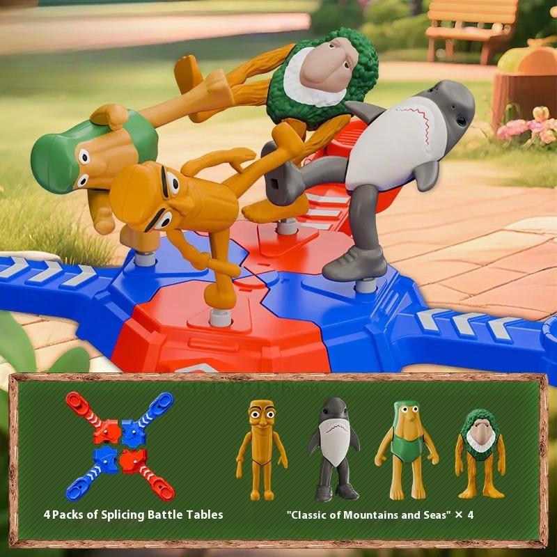 Italiaanse Brainrot Tung Tung Tung Sahur Multiplayer Strijd Speelgoed Ouder-Kind Interactie Arena Competitie Kerstcadeau