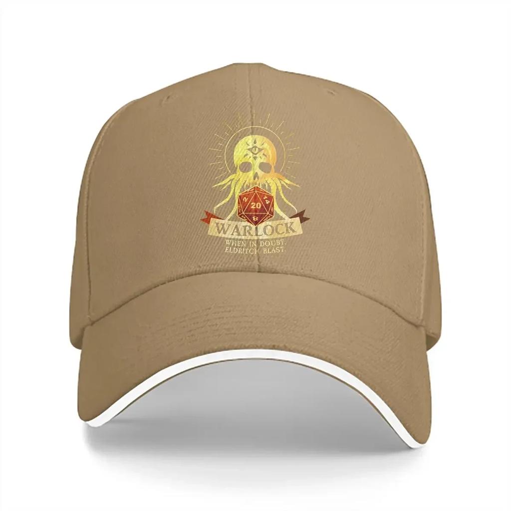 When In Doubt Eldritch Blast Baseball Cap Men Hats Women Visor Protection Snapback DnD Game Caps