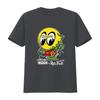 MoonEyes Go With Moon Rat Fink Cotton T Shirt Retro Eyeball Design for Mens Fashion vintage Washed Casual streetwear Stretched