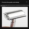 1 Set Stainless Steel Manual Handle Razor Exquisite Retro Safety Razor Double Edge Facial Shave Barber