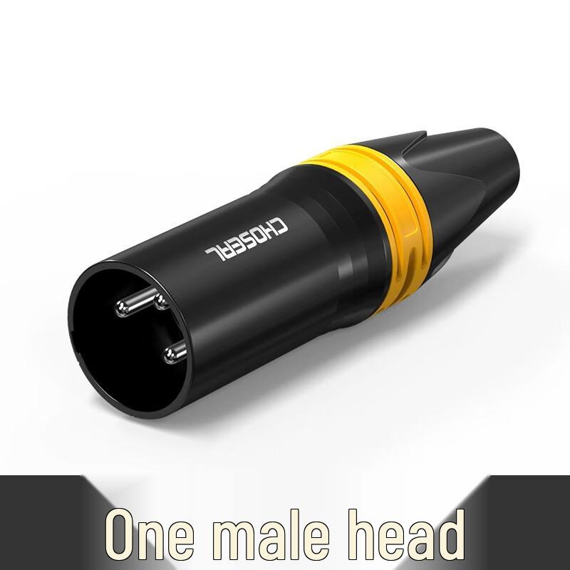 Акихабара 3-контактный XLR штекерный паяемый аудиоразъем