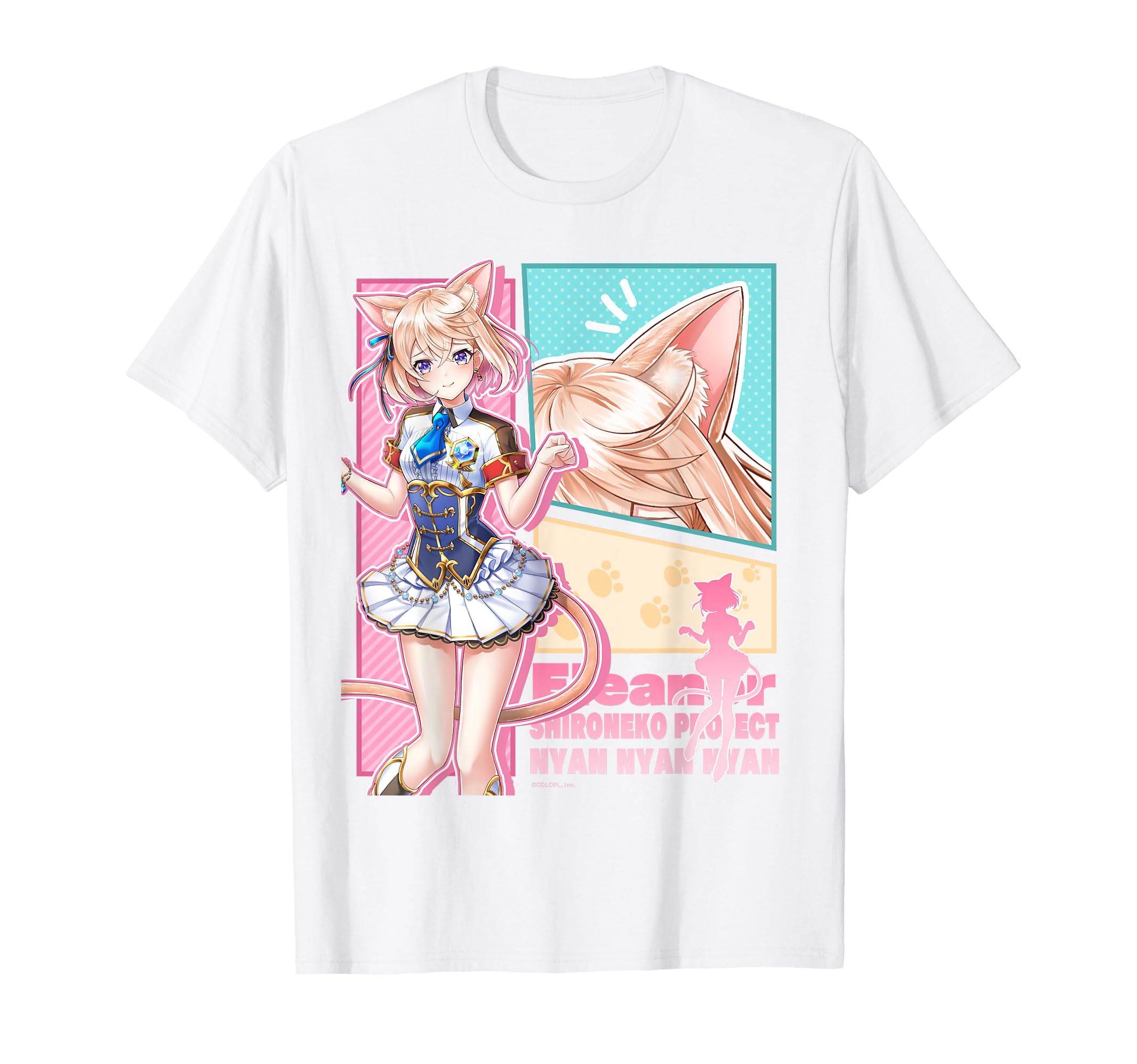 

Shironeko Project Nekomimist COMIC (Eleanor) Style. T-shirt