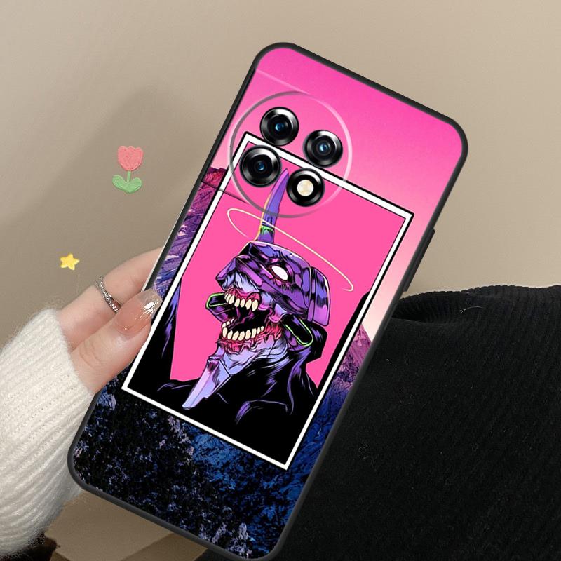 Vaporwave Glitch Anime Cover For OnePlus 12 13 11 12R 13R 9 10 Pro 8T 9RT 10T 10R Nord CE 4 2 3 Lite N20 N30 Case