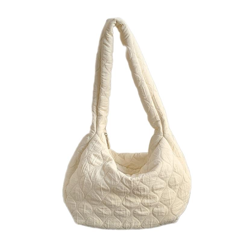 2024 NEW Nylon Dumpling Bag for Women Girl Large Capacity Quilted Shoulder Bag Fashion Trendy Bag Versatile Shopping Bag