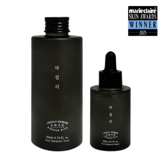 House of Dohwa Premium Rice Makgeolli Hydration Duo - Premium Toner & Serum(200, 30ml)