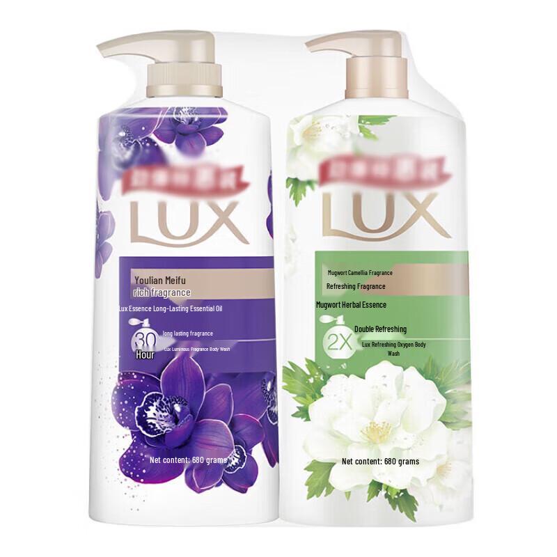 Lux Fragrance Shower Gel Twin Pack