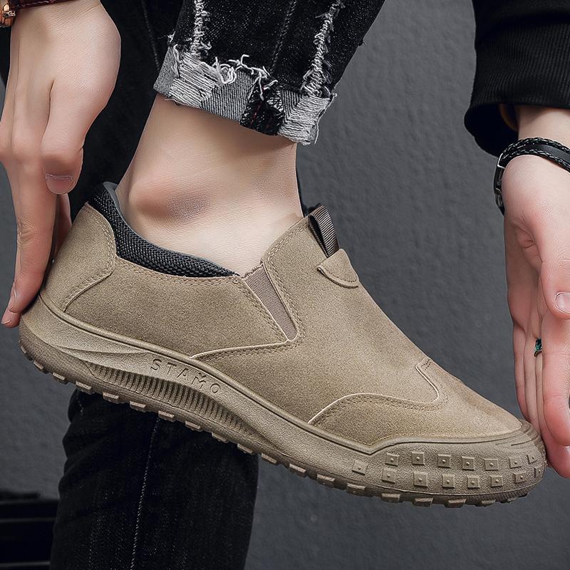 Men's Casual Shoes Canvas Breathable New Male Comfortable Outdoor Walking Shoes Men Loafers Shoes Sneaker Easy Matching
