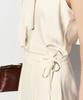 Rie Silky Wrap Midi Skirt Pearl