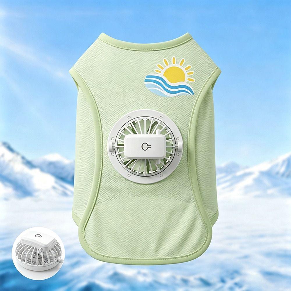 USB Charging Dog Cooling Vest Built In Fan Dog Fan Vest N Cooling Dog Vest  Photo Props