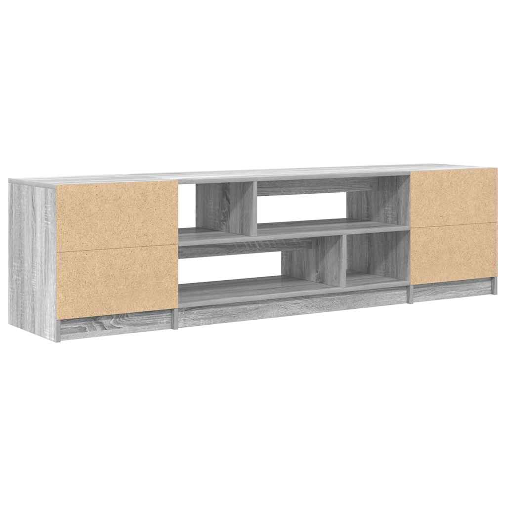 TV Stand Gray Sonoma 188.5 x 41 x 50 cm Engineered Wood