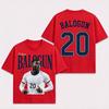 Folarin Balogun America No20 Football Tshirt Unisex Unisex Summer 100 Cotton Clothing Oversize Short Sleeved Top Streetwear Unisex
