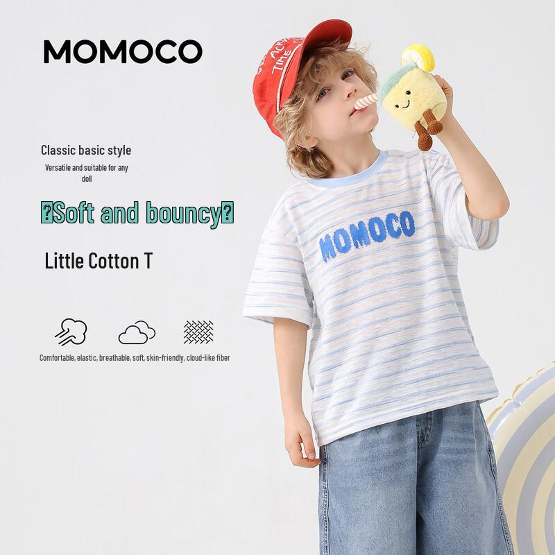 MOMOCO Boys  Striped Short-Sleeve T-Shirt 150