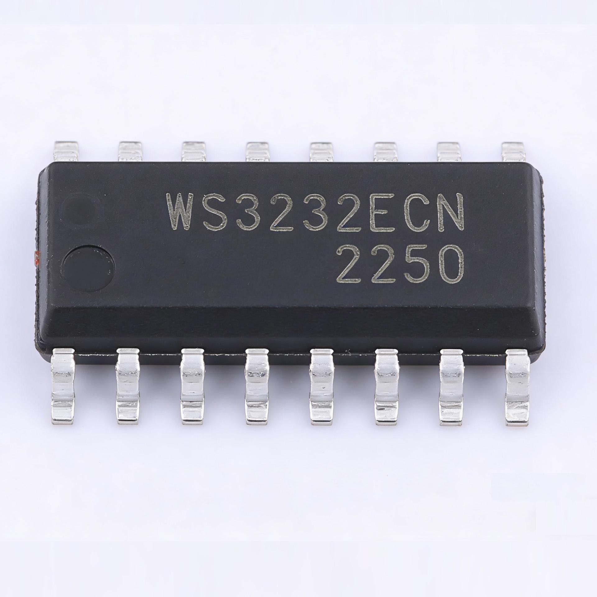

WS3232ECN SOP-16 Dual-Channel RS232 Transceiver, 250Kbps, 3V-5.5V, ±15kV Protection