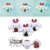 Christmas Plush Pendant Keychain Soft Durable Festive