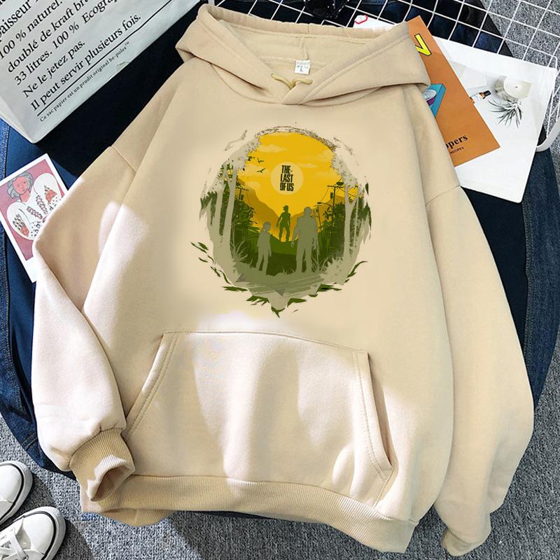 Game The Last of Us Print Autumn Unisex/Women Cotton Hoodie Casual Oversized Pullover Popular Sweatshirt Fashion Unisex Clothing