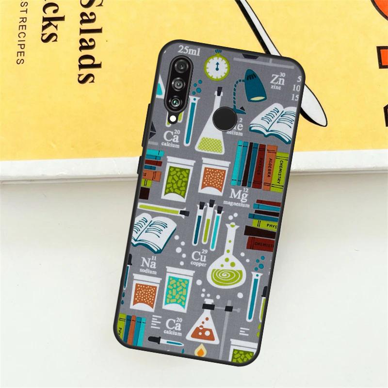 Science Chemistry Style For Huawei Nova 12S 12i 9 10 SE 7i 8i 11i Y60 Y61 Y70 Y72 Y73 Y90 Y91 P20 P40 P30 Lite Case