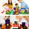 Magnetic Blocks Set Of Educational Magnetic Blocks 75 Pcs + People