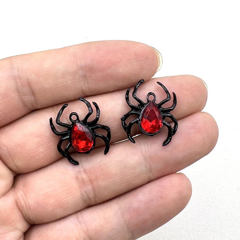 

Европейские и американские украшения на Хэллоуин своими руками: Винтажная подвеска-шарм в виде паука из цинкового сплава со стразами