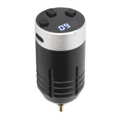 RCA Kablosuz Dövme Güç Kaynağı 1500mAh Kapasite LED Ekran Şarj Edilebilir Dövme Makinesi Bataryası