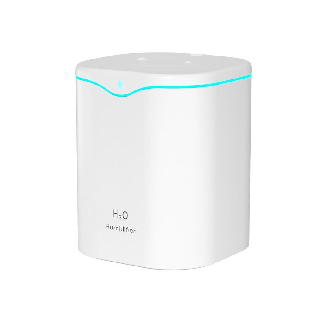 2L Dual Spray USB Humidifier for Bedroom - Silent, Large-Capacity Air Hydration Device