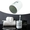 Multifunctional Toothbrush Holder Cup for Bathroom Tumbler Good Morning