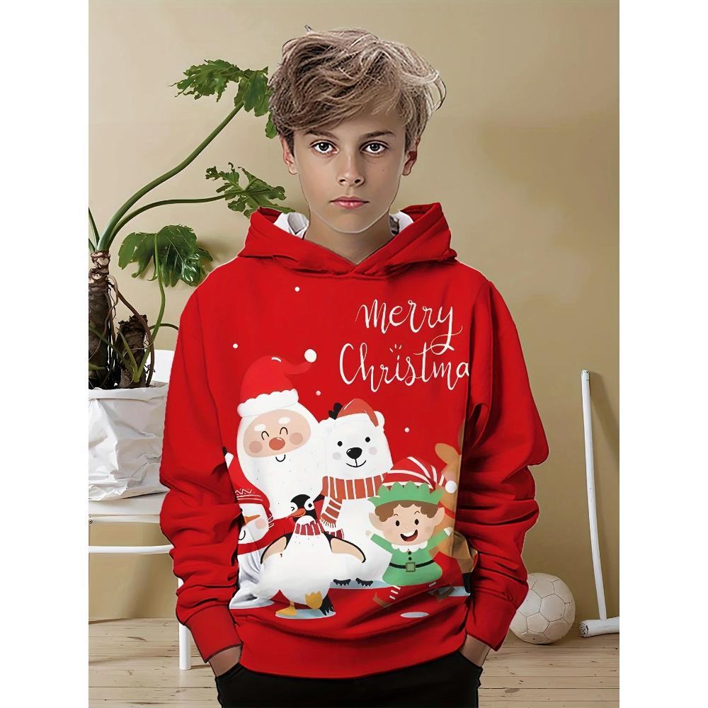 Men's Children's Clothing Versatile Comfortable Sweatshirt Casual Loose Hoodies Sweatshirts Boys