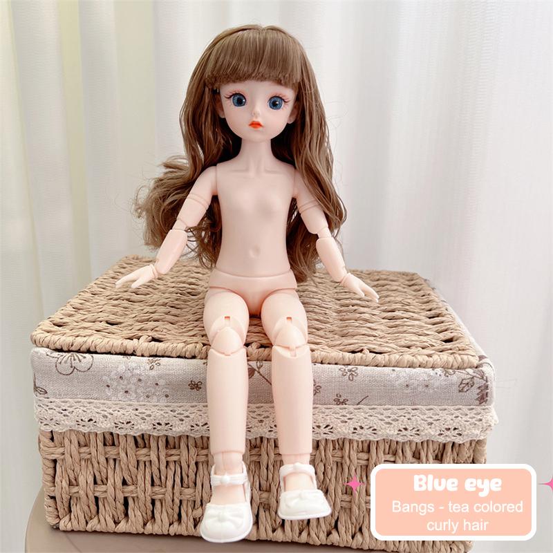 

Bjd Кукла Голая Гаплоидная Множественные Съемные Суставы 30 См 1/6 3D Серая Зеленая Фиолетовая Синяя Привлекательные Глаза Кукла Подарок на День Рождения для Девочек Игрушка