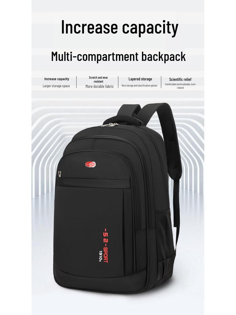 Herren Rucksack mit großem Fassungsvermögen, multifunktional, lässig, für Geschäft und Reise