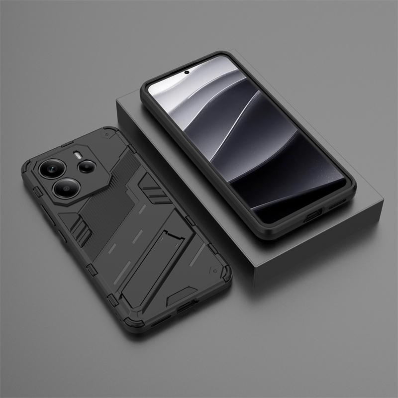 Pro Xiaomi Redmi Note 14 Pouzdro Ochranný Kryt Redmi Note 14 Kryt Armor Silikonový Neviditelný Držák Telefonu Kryt Redmi Note 14 Pouzdro