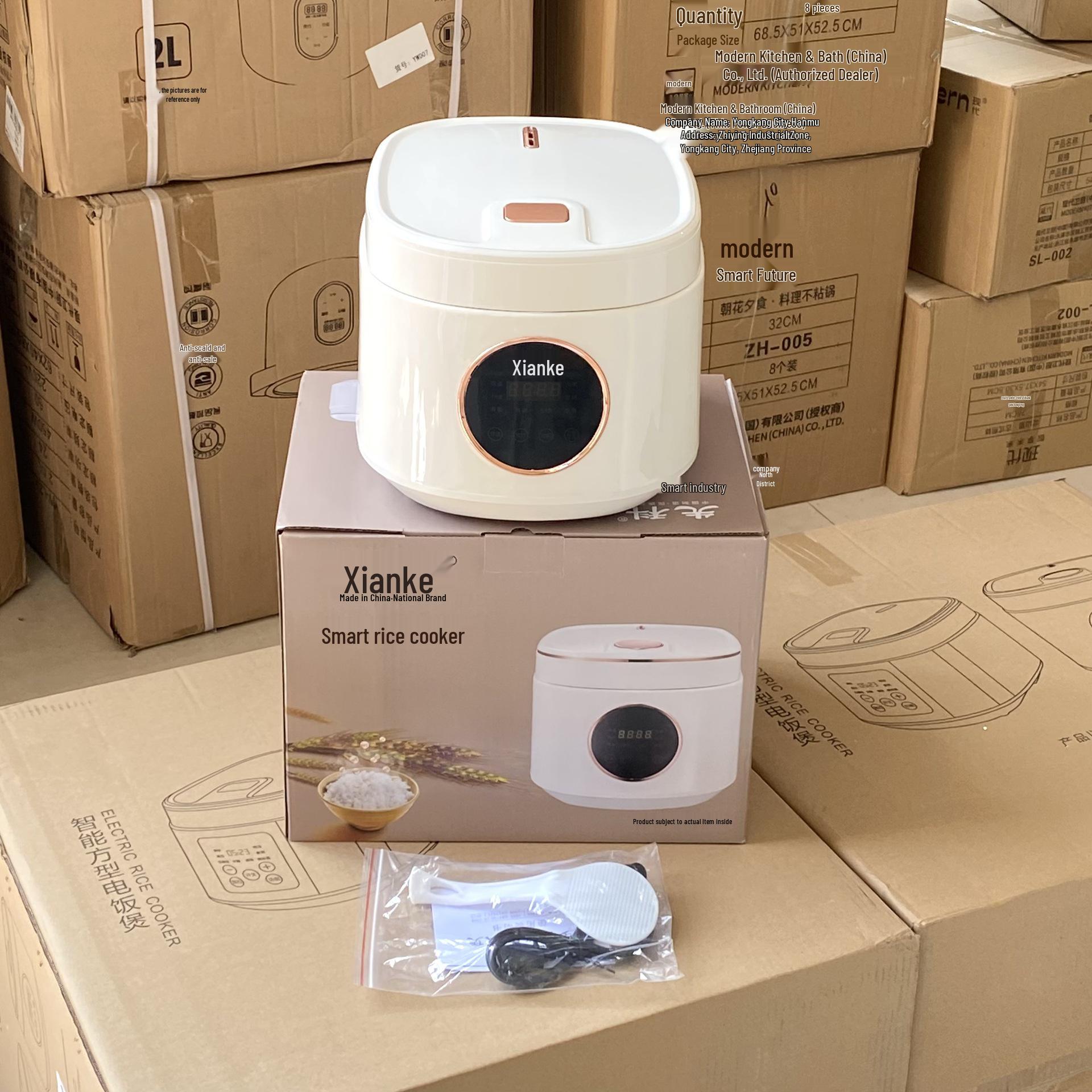 Sencor 5L Smart Multifunctional Rice Cooker - Large Capacity, Non-stick, with Presets for Stewing and Cooking Touch Control 5L слоновая кость/белый
