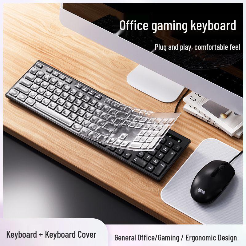 Ultra-Thin Silent Gaming Keyboard for Home & Office Use