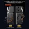 For Honor 90 Cover TPU+PC Phone Protective Shell Slide Camera Lid Kickstand Phone Case
