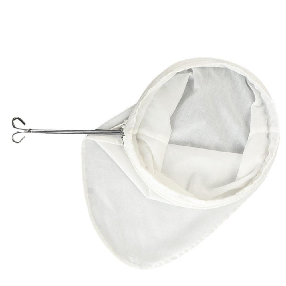 Zipper Closure Reusable Coffee Filter Cotton Fabric Cotton Filter Sock For Milk Tea