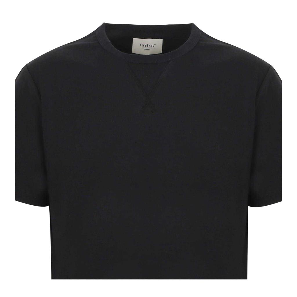 Firetrap Mens Logo Crew Neck Regular Short-Sleeved T-Shirt