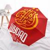 Wydad Athletic Club, logo design- Automatic Opening and Closing, 8-rib Structure Portable Umbrella, Suitable for Men and Women in All Season