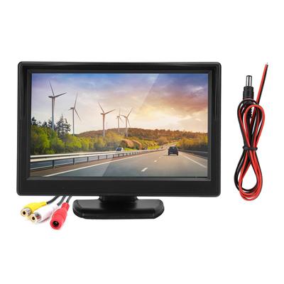 Monitor TFT LCD de Alta Definición de 5 pulgadas para Reversa y Estacionamiento, Impermeable, para Cámara de Respaldo de Coche