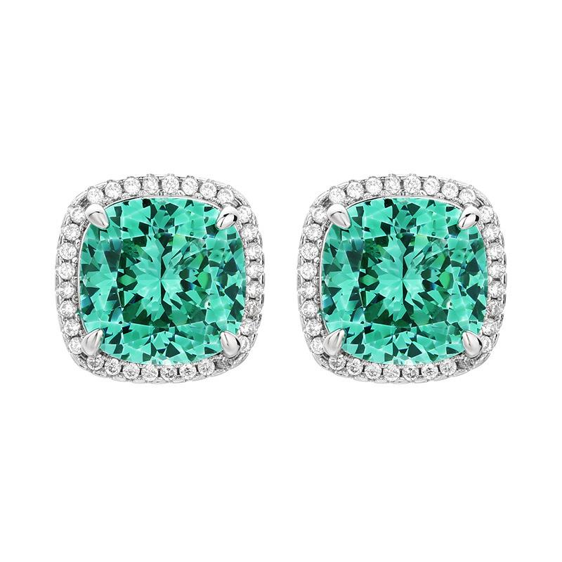 WNFU Women's Jewelry Set, Paraiba Green, Copper