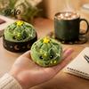 Dumpling Sensory Toy with Steamer Christmas Plush Stress Relief Toy, Santa Claus Snowman Reindeer Themed Fidget Toys Steamed Bun Squeeze Relaxation
