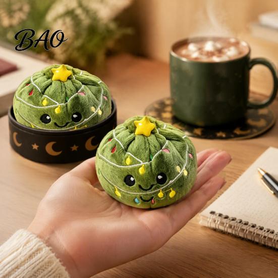 Dumpling Sensory Toy with Steamer Christmas Plush Stress Relief Toy, Santa Claus Snowman Reindeer Themed Fidget Toys Steamed Bun Squeeze Relaxation