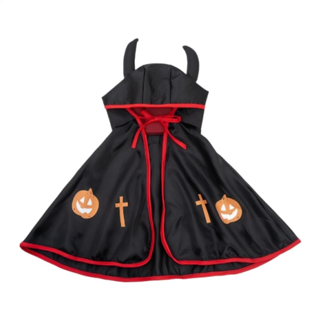 Halloween Pet Costume Funny Vampire Cloth Party Cosplay Dress Cosplay Supplies Black Red Vampire Party Costume Pet Accessories